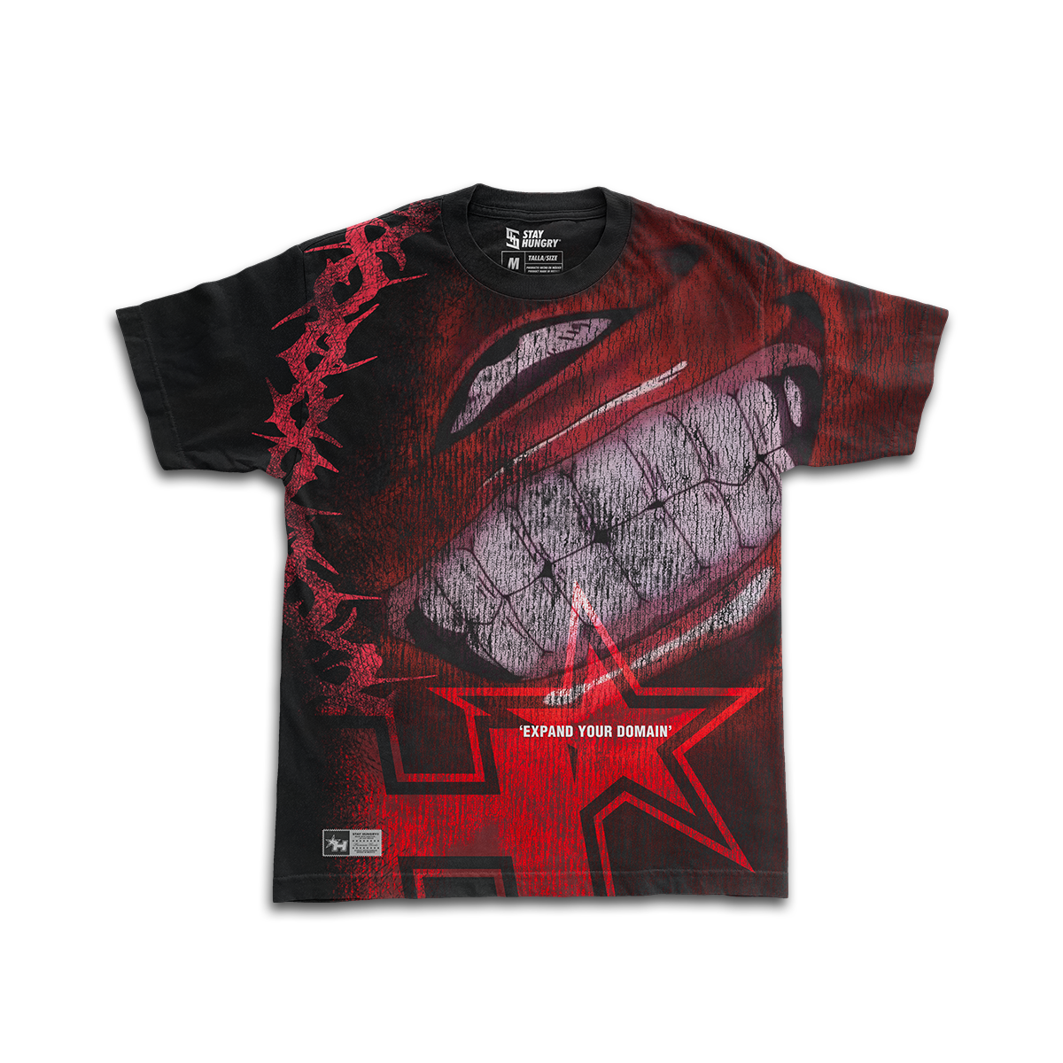 PREVENTA - EXPAND YOUR DOMAIN - MALEVOLENT REIGN - Premium Oversize Tee (HEAVYWEIGHT - Black)
