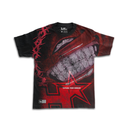 PREVENTA - EXPAND YOUR DOMAIN - MALEVOLENT REIGN - Premium Oversize Tee (HEAVYWEIGHT - Black)