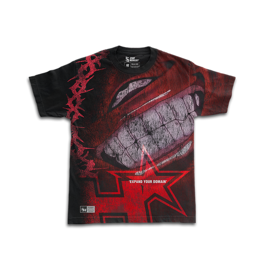 PREVENTA - EXPAND YOUR DOMAIN - MALEVOLENT REIGN - Premium Oversize Tee (HEAVYWEIGHT - Black)
