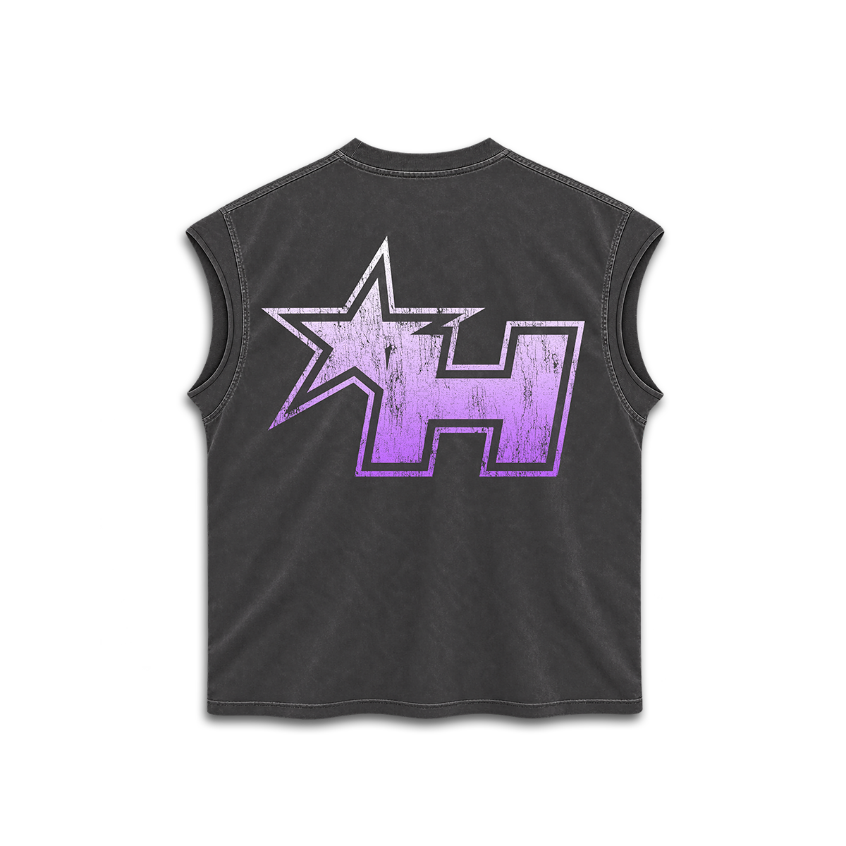 ESSENTIALS - 001 - Premium Oversize Tank Cut-Off (HEAVYWEIGHT - Gun Metal Grey)