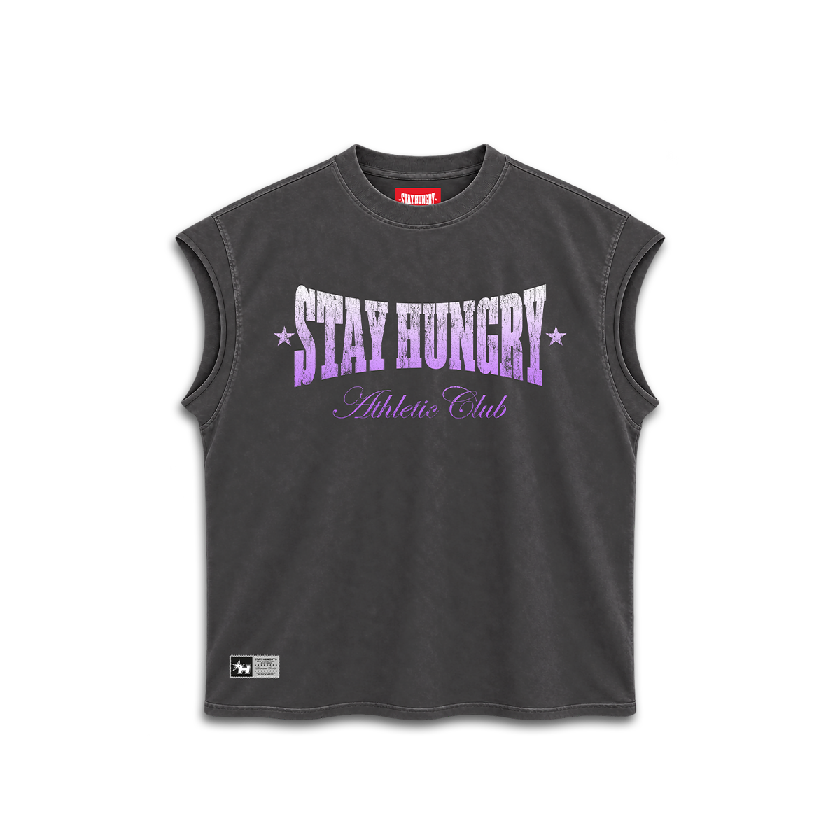 ESSENTIALS - 001 - Premium Oversize Tank Cut-Off (HEAVYWEIGHT - Gun Metal Grey)