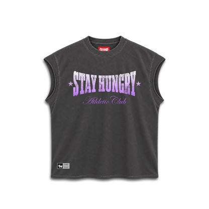 ESSENTIALS - 001 - Premium Oversize Tank Cut-Off (HEAVYWEIGHT - Gun Metal Grey)