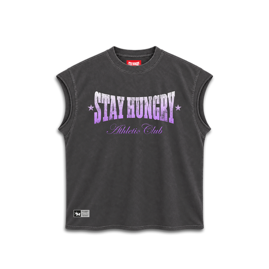 ESSENTIALS - 001 - Premium Oversize Tank Cut-Off (HEAVYWEIGHT - Gun Metal Grey)